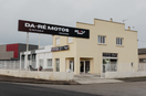 Création d'enseigne et vitrophanie pour DA-RÉ MOTOS