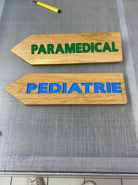 Signalétique pour un cabinet médical