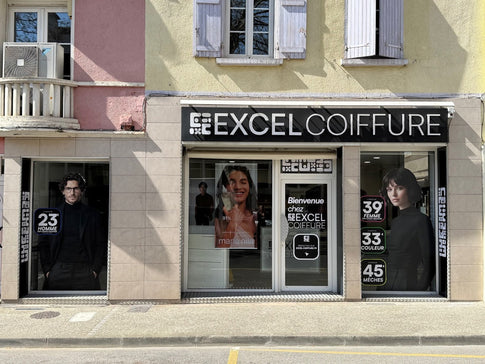 Création d'une enseigne avec lettres rétro-éclairées pour Excel Coiffure Pamiers